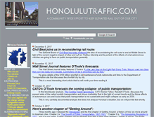 Tablet Screenshot of honolulutraffic.com
